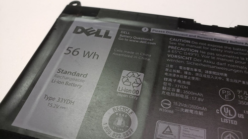 Bateria Dell 56wh (Recondicionado)