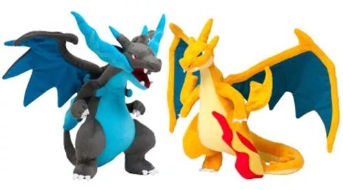 2023 Novo Pokemon Charizard Brinquedos De Pelúcia Mega Evolução X