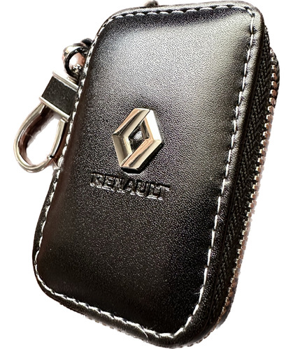 Funda Llave Protección Vinipiel 360° Renault Logo Metalico