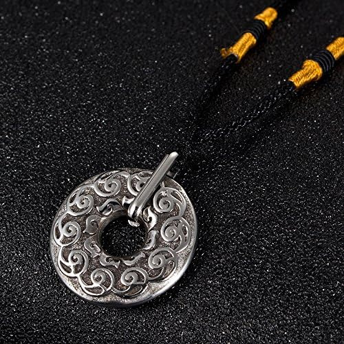 Inreng Collar Con Colgante De Mantra Budista Tibetano Om Man