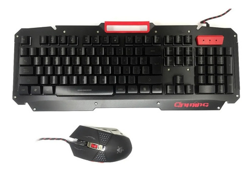 Combo Kit Teclado Mouse Gaming Retroiluminado Gamer Pc