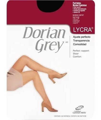 Pantimedia Dorian Grey Lycra Transparente. 