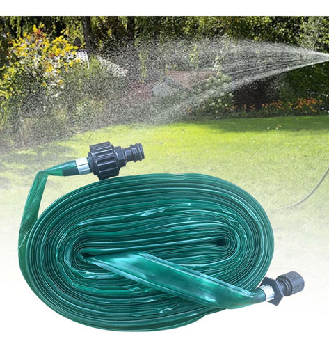 Manguera De Riego Plana De Pvc Manguera De Remojo 10m
