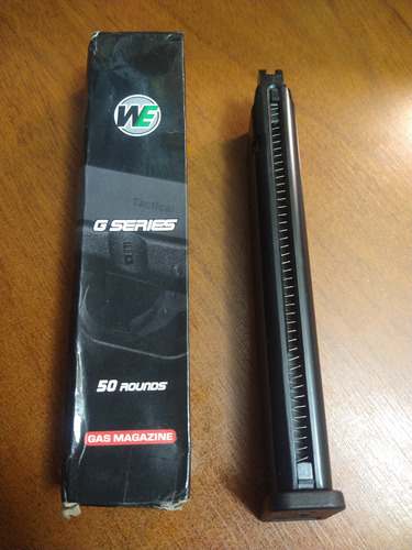 Cargador We Para Glock 17/18 50 Bbs Green Gas Airsoft