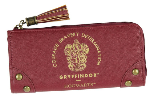 Cartera Harry Potter Bioworld Gryffindor Saffiano Mujer
