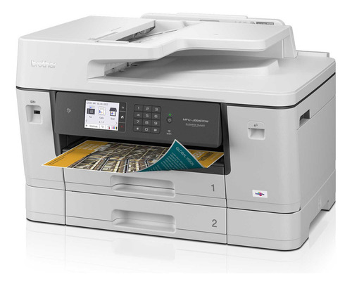 Multifuncional Brother Mfcj6940dw Color Inyección Inalámbric
