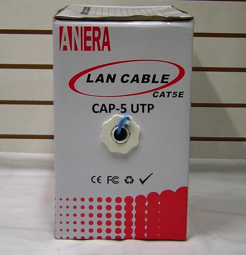 Cable Utp Categoria 5e Anera 20/80 Red Camaras 305 Metros