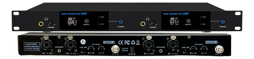 Monitor De Palco Quadruplo Ponto Sem Fio In Ear Ksr Psm8000