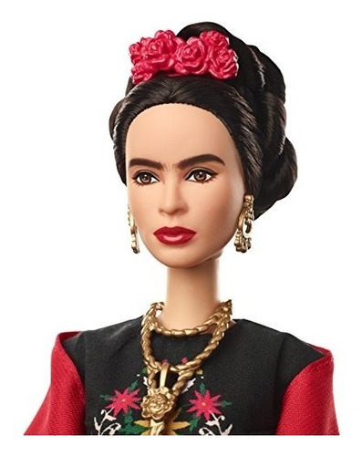 Imagen 2 de 6 de Barbie Inspiradora Mujer Frida Kahlo Doll
