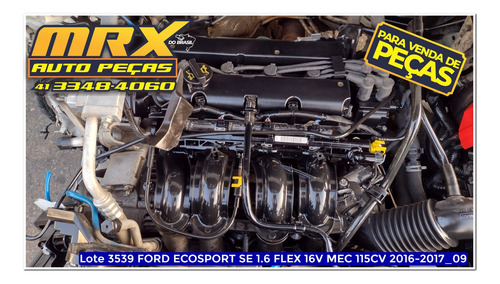 Sucata Ford Ecosport Se 1.6 Flex 16v Mec 115cv 2017 Peças