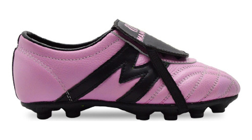 2394txkrn-zapato Fútbol Manríquez Infantil Mid Tx Rosa/negro