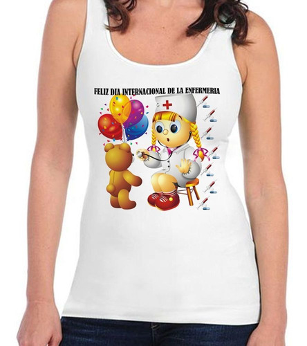 Musculosa Frase Feliz Dia De La Enfermera Nurse