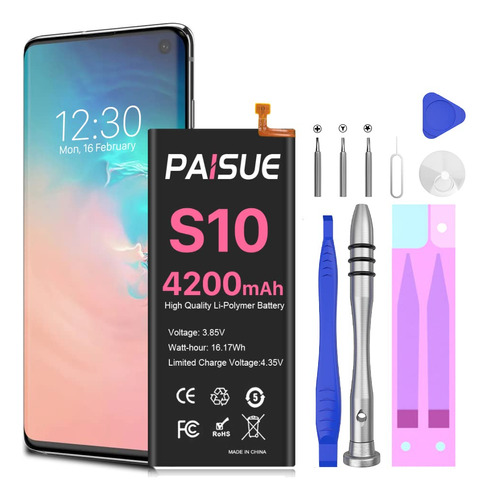 Bateria Galaxy S10 Repuesto Alta Capacidad 4200 Mah Para