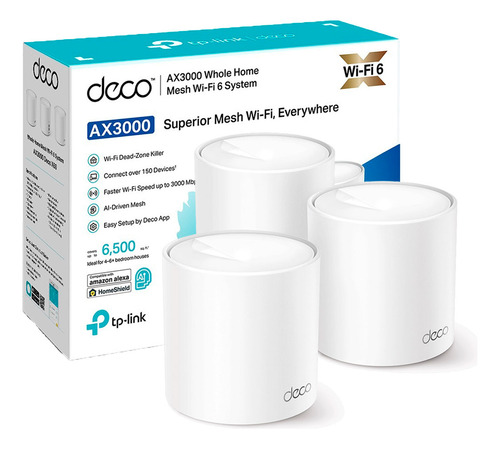 Tp-link Deco X50 3 Pack Mesh Sistema Wifi 6 Ax3000
