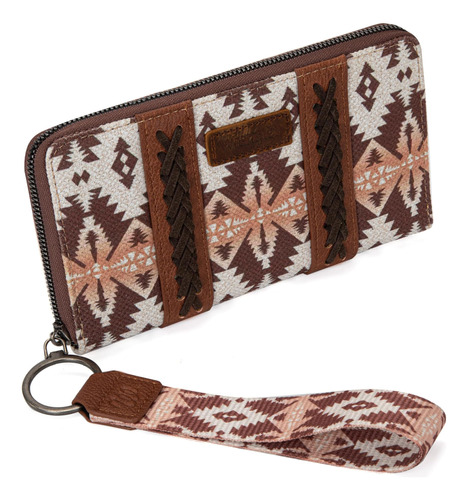 Montana West × Wrangler Muñequera Cartera Occidental Boho Az