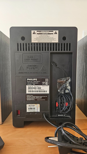Minicomponente Ctor De Cd Y Usb Philips Micro System Mcm 166 Negro (Usado)