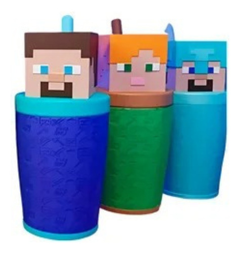 Pack Archivos Stl Vasos Minecraft - Stl Vasos Minecraft