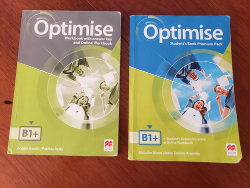 Optimise B1+ Los 2 Libros Muy Buen Estado