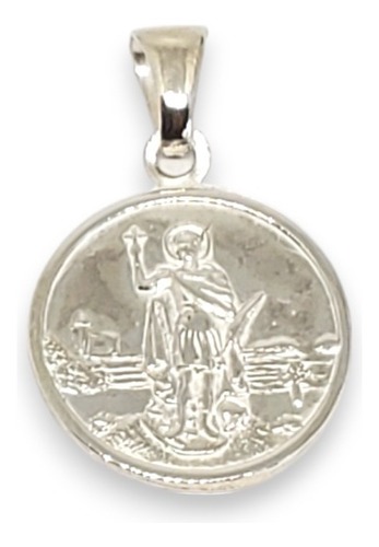 Dije Medalla Plata 925 San Expedito