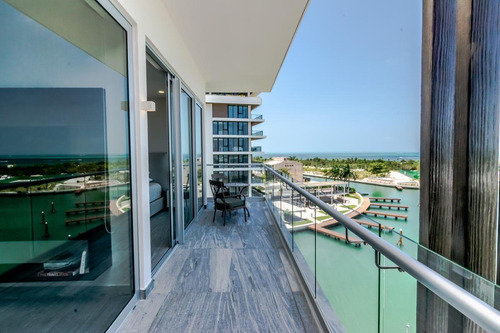 Imagen 9 de 30 de Departamento En Venta Y En Renta En Puerto Cancún, Riva.