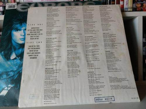 Lp Europe - Out Of This World (1988) Com Encarte (Usado)