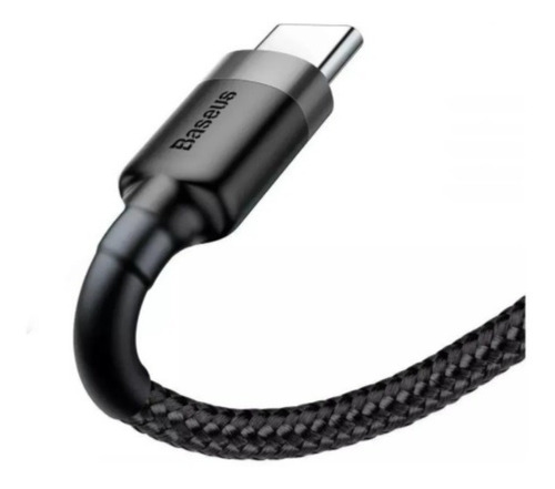 Imagem 3 de 6 de Cabo Usb Tipo C Baseus Cafule 1mt Fast Charge Premium 2amp