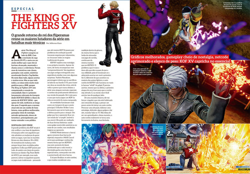 Superpôster Game Master - The King of Fighters XV, de Editora Europa. Editorial Editora Europa Ltda., capa mole em português, 2022