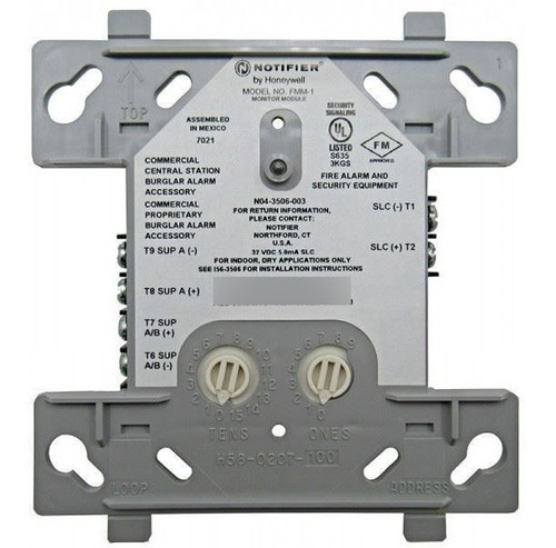 Modulo De Monitoreo Inteligente Notifire By Honeywell Fmm-1