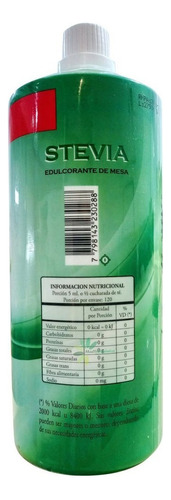 Edulcorante Stevia Líquida Aloe Jual 600ml