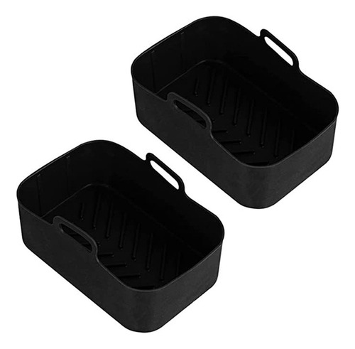 Olla De Silicona Air Fryer De 2 Piezas Para Ninja Foodi Dual