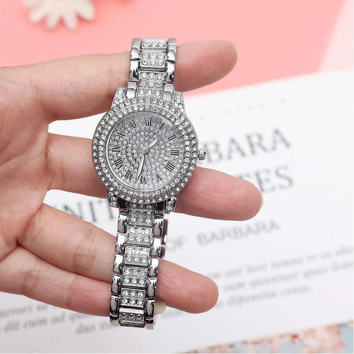 Reloj Femenino, Mxemi-003, 3pzas, Ø Dial 3.6cm, Longitud 23 Correa Plata