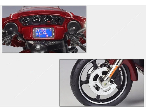 Moto Harley Davidson Modelo 2021 Cvo Tri Glide Escala 1/12