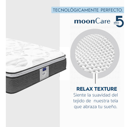 Colchón Restonic Individual Ortopédico + 2 Almohadas + Box