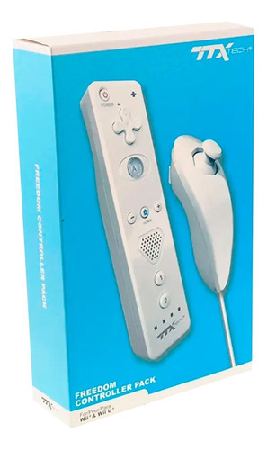 Paquete De Controles Freedom Ttx Tech Par Wii Y Wii U Blanco