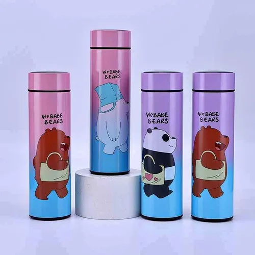 Termo Digital De Acero Led Oso Escandalosos