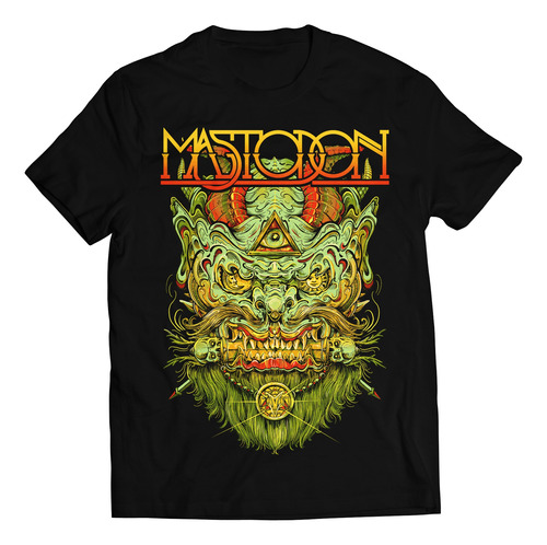 Camiseta Oficial Mastodon Green Devil Rock Activity