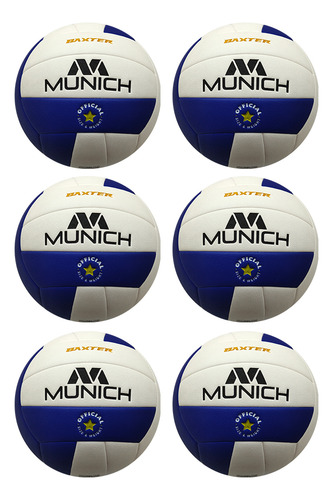 Pelota Voley Munich Baxter Profesional Soft Touch Laminadax6