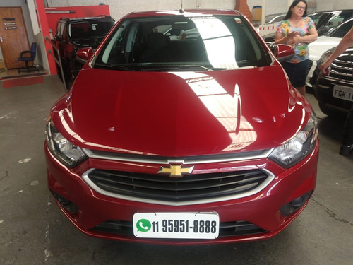 Onix Hatch Lt 1.4 Automatico Flex 8v 2018 Vermelho Un Dona !