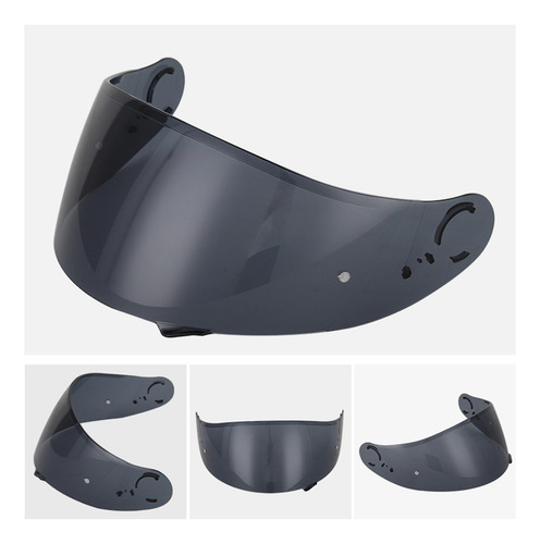 Reemplazo De Visera De Lente De Casco, Visera De Gris