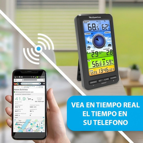 Estación Meteorologica 2 Sensores Interior Exterior Wifi App