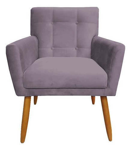 Kit Namoradeira Decorativa Onix + 1 Poltrona Suede Rosê