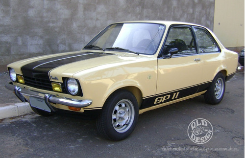 Chevette Gp Ou Gpll Faixas Em Mascara Pintura - Old Design