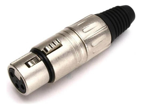 Conector Xlr Fêmea Linha 3 Polos Santo Angelo