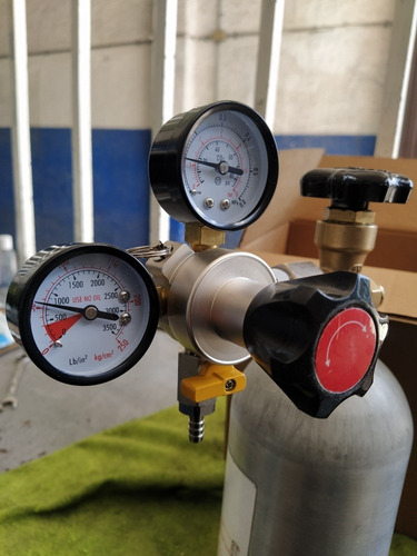 Imagen 9 de 10 de Regulador Co2 Profesional Taprite Válvula Solenoide Acuarios