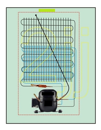 Imagen 3 de 3 de Parrilla Condensadora Para Nevera