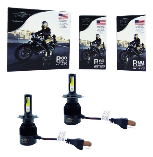 Kit Ampolleta H4 Turbo Led Para Auto-moto 80w 8000lm 12v