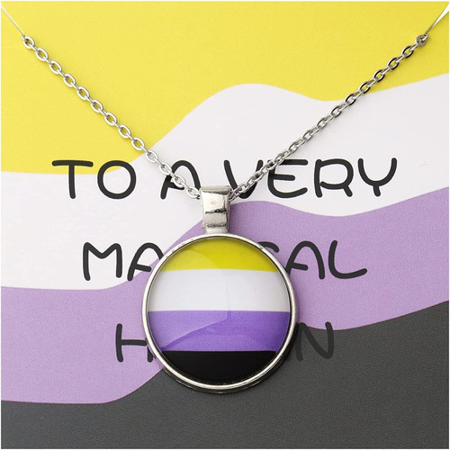 Gay Pride Gift - Collar Lgbt Con Orgullo De Arco Iris, Joyer