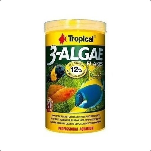Alimento Tropical 3 Algae 200 Gr Escamas Vegetal Peces