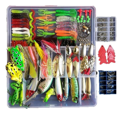 Kit Accesorios D/pesca Smartonly Señuelos Rana/suaves/275pcs