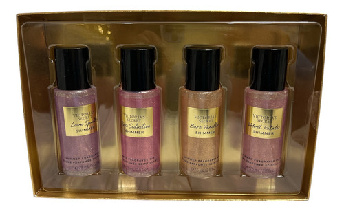 Victorias Secret Set 4 Body Mist Shimmer